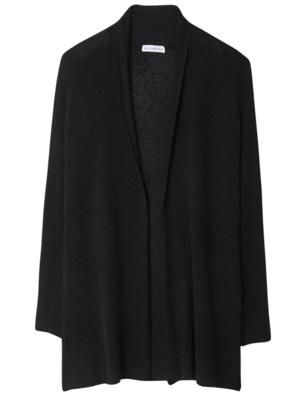 Cashmere Trapeze Cardigan | Black