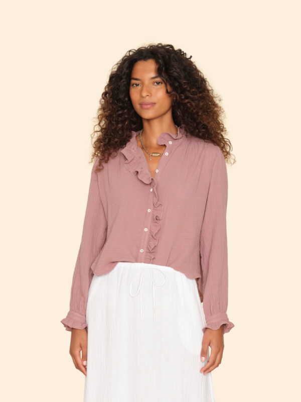 Gillian Shirt | Dusty Rose - Image 3