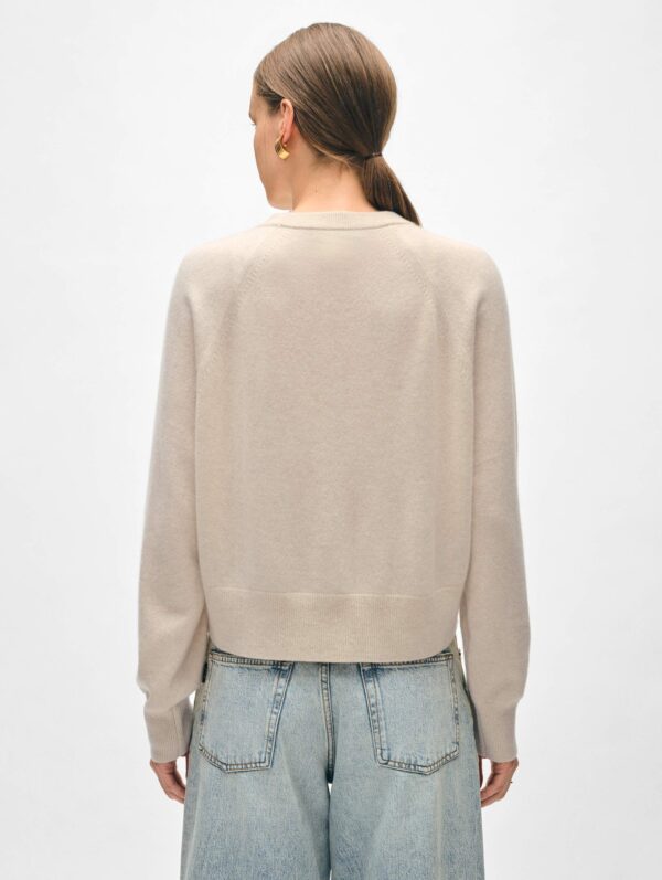 Cashmere Sweatshirt | Natural Heather - Image 3