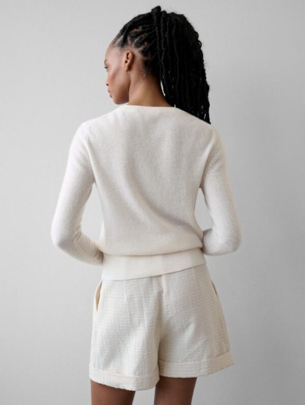 Cashmere Core Crewneck | Soft White - Image 3