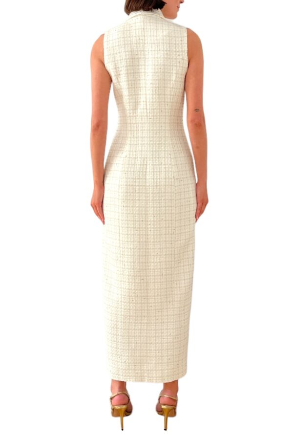 Keanu Dress | White/Gold - Image 3