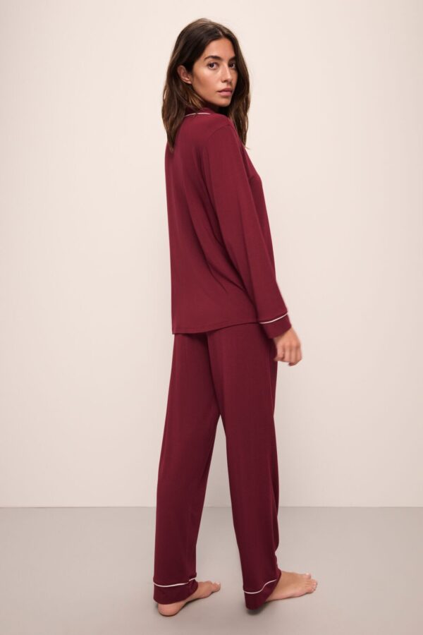 Gisele Long PJ Set | Cabernet / Ivory - Image 2