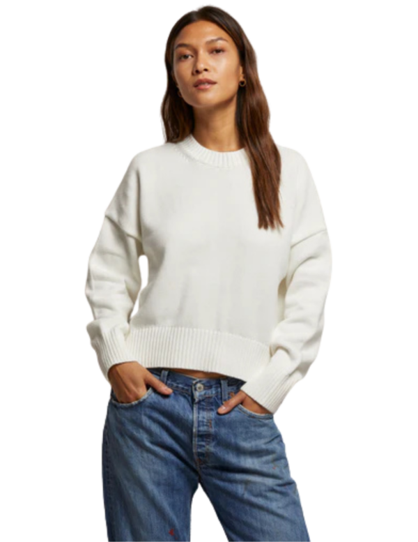 Janet Sweater | White