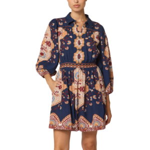 Leigh Mini Dress | Navy Lagos