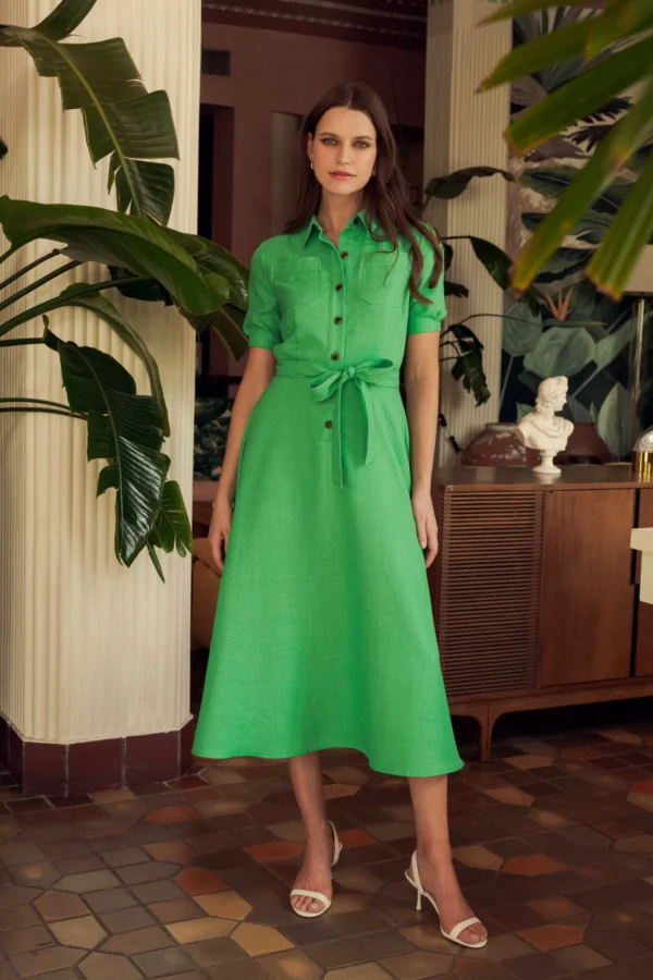 Dillon Dress | Spring Green - Image 4