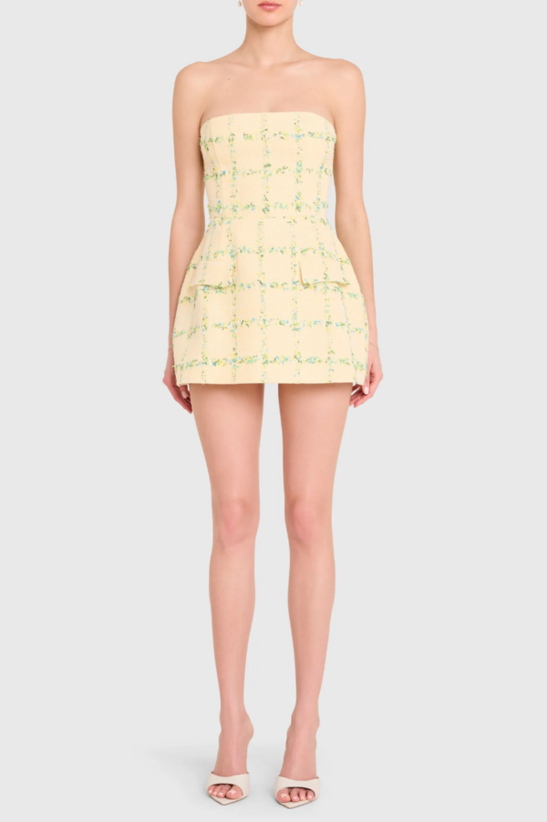 Strapless Bethany Skort Romper - Image 2