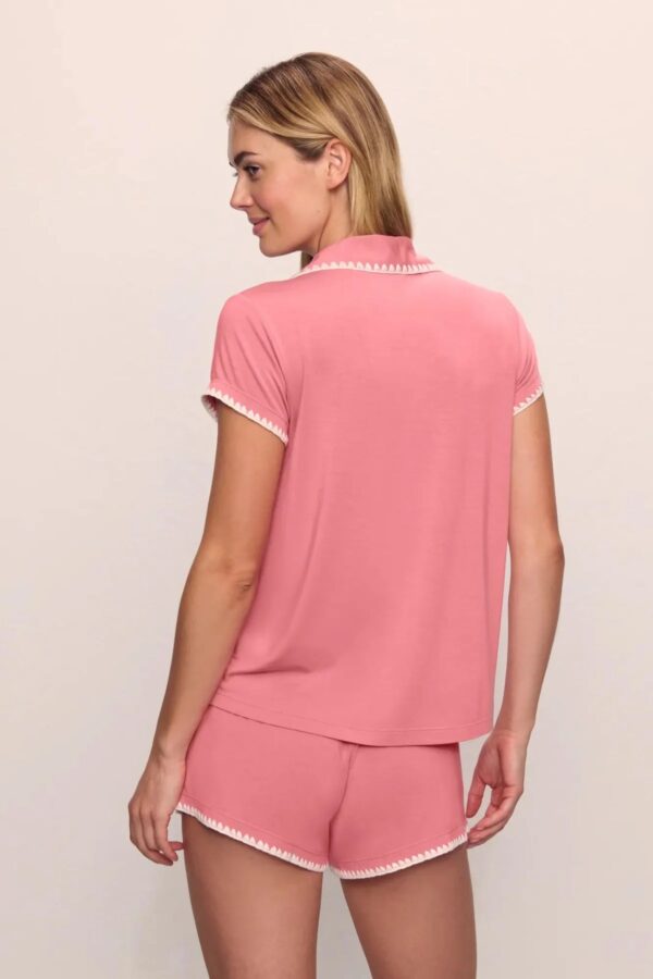 Frida Short PJ Set | Sunkissed Coral - Image 2