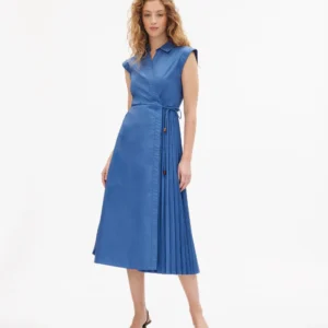 Shivon Midi Dress | French Blue - Image 2