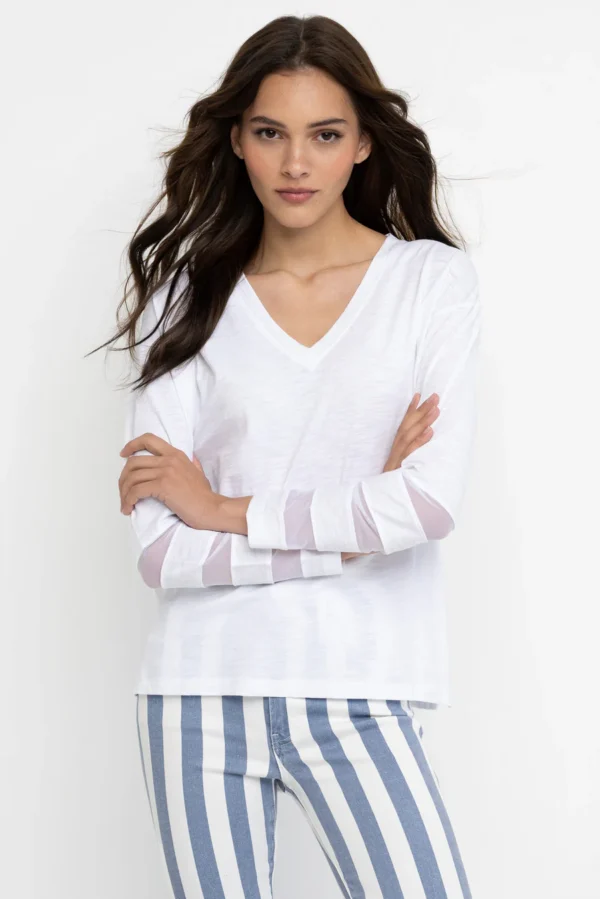 Mesh Fest Top | White - Image 2