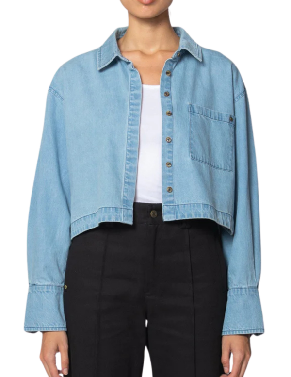Laurel Blouse | Light Denim