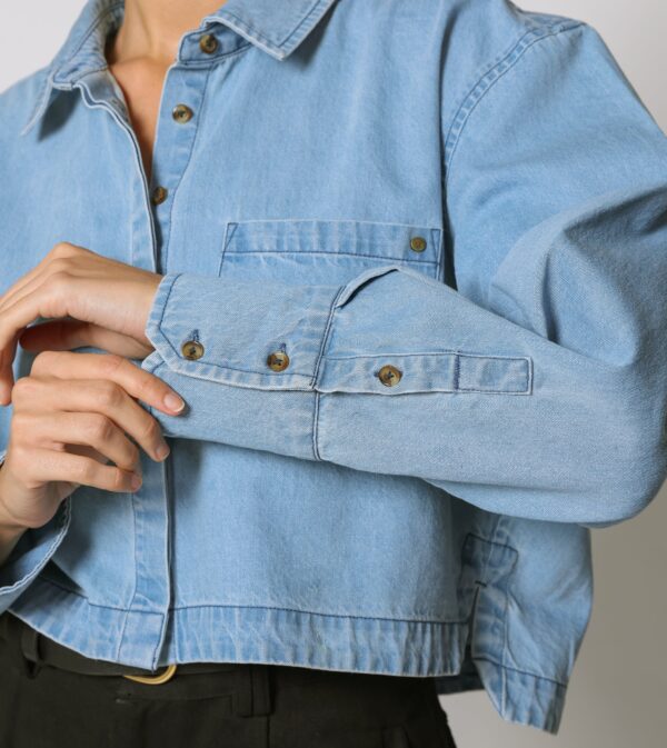 Laurel Blouse | Light Denim - Image 3