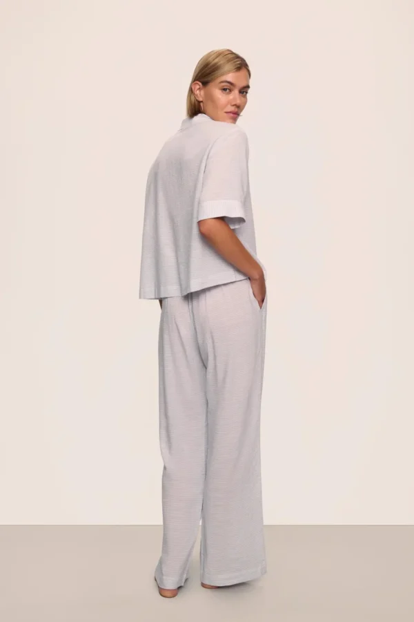 Nautico Relaxed Pant PJ Set | Peppercorn - Image 3