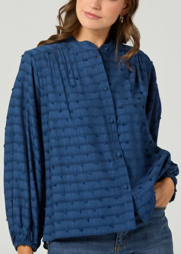 Cameron Top | Indigo - Image 3