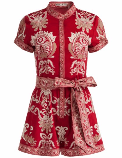 Lucy Romper | Dark Cherry