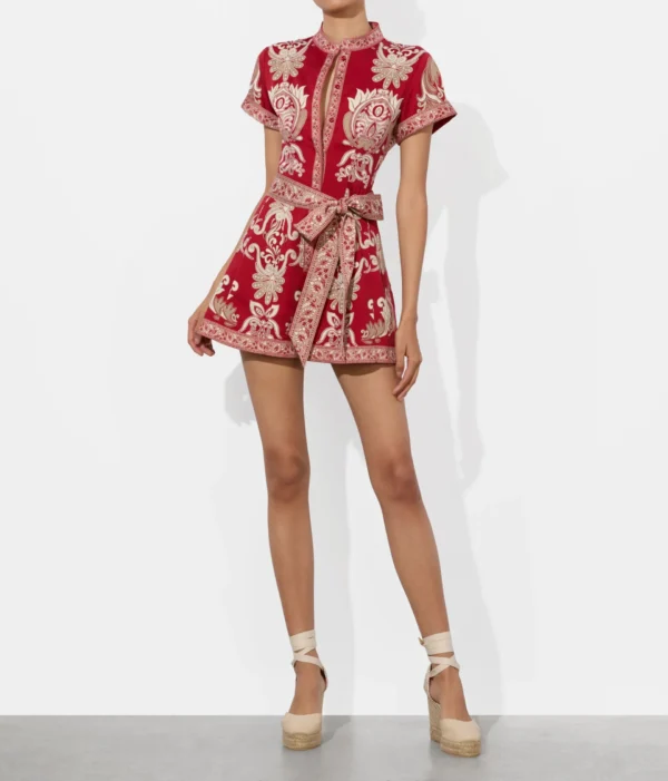 Lucy Romper | Dark Cherry - Image 2