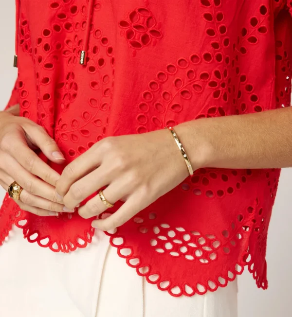 Lulu Blouse | Poppy Red - Image 3