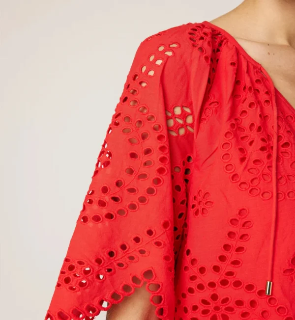 Lulu Blouse | Poppy Red - Image 2