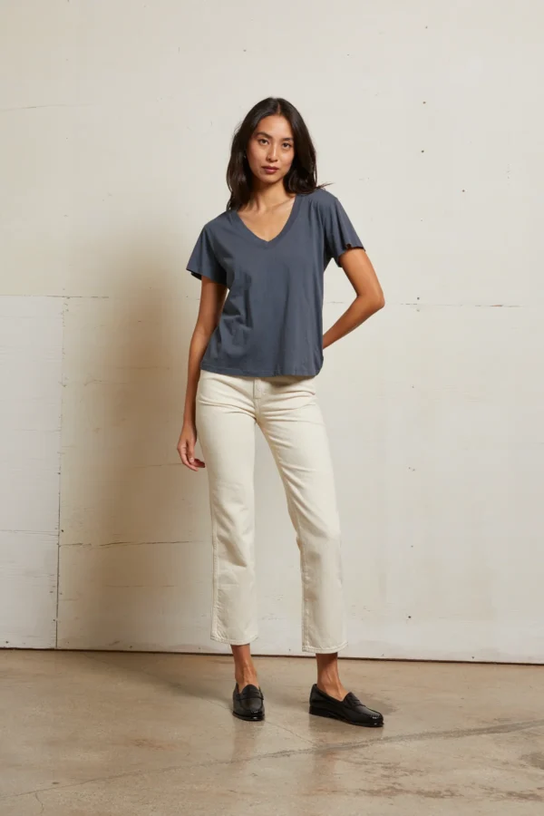 Hendrix V Neck Tee | Night - Image 2