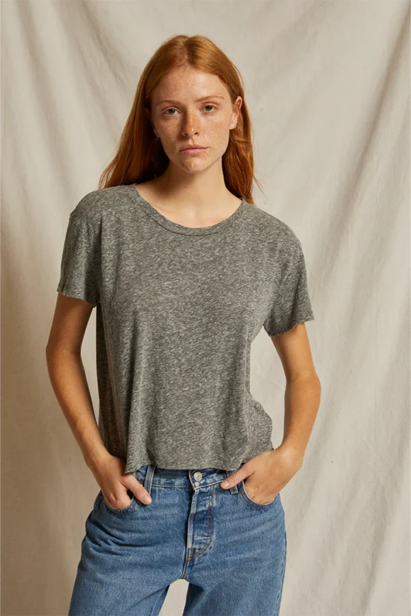 Harley Boxy Crew Tee | Heather Grey - Image 2