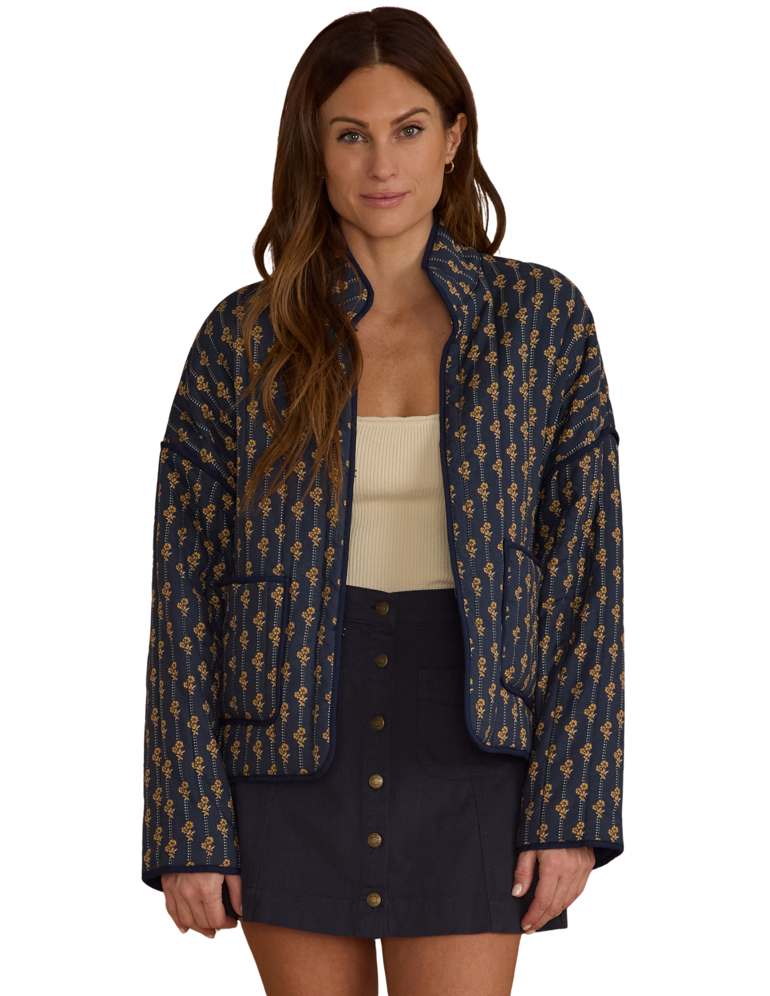 Quilted Jacket | Vintage Bloom