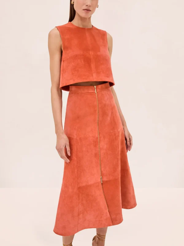 Marni Top | Amber Suede - Image 2