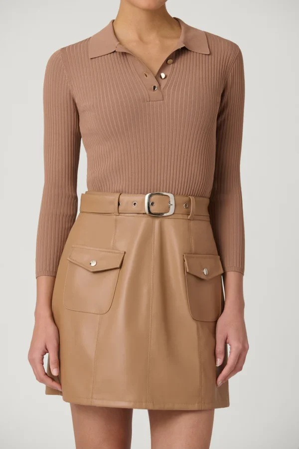 Melinda Dress | Camel - Image 2