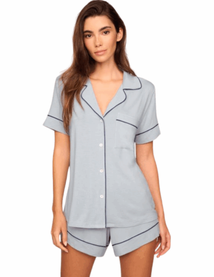 Gisele Relaxed Short PJ Set | Gray Dawn