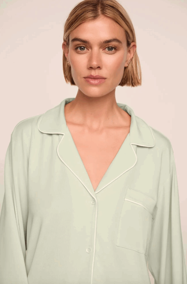 Gisele Long PJ Set | Mint Cream - Image 3