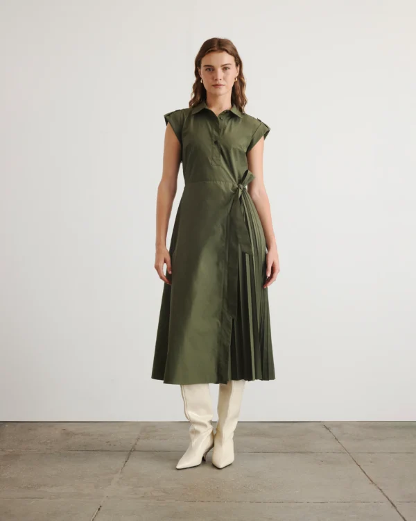 Shivonley Dress | Army - Image 2