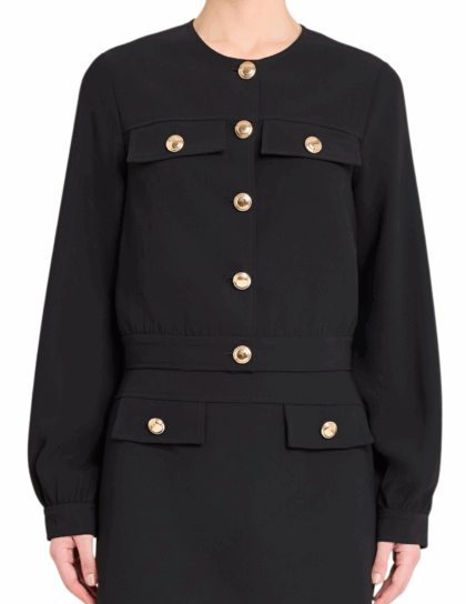 Nina Jacket Top | Black