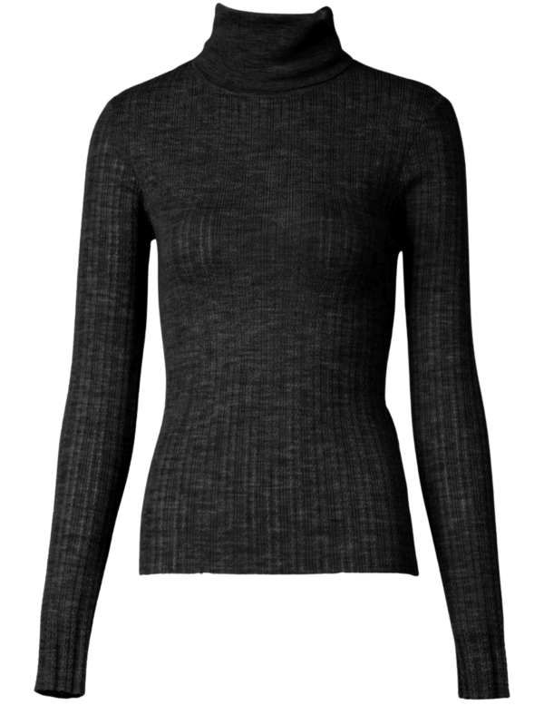 Kayden Knit Turtleneck | Black