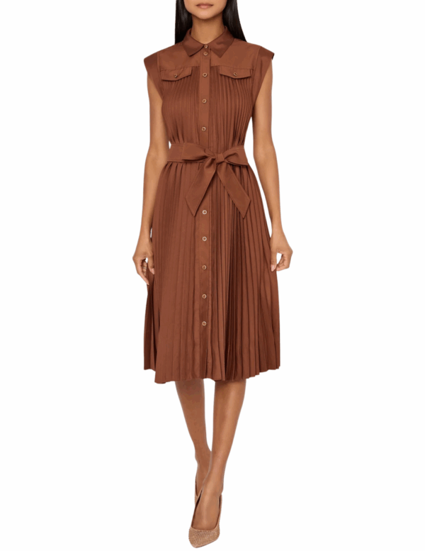 Johanna Pleated Midi Dress