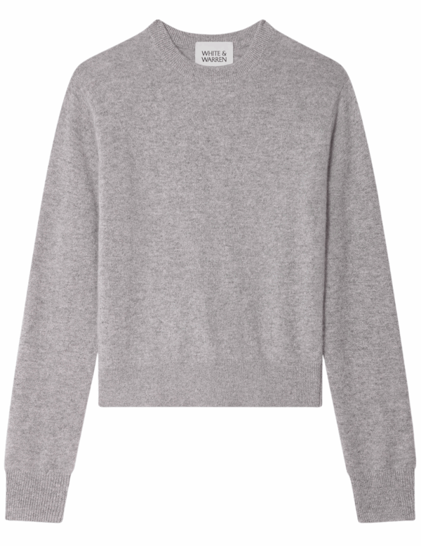 Cashmere Crewneck | Grey Heather