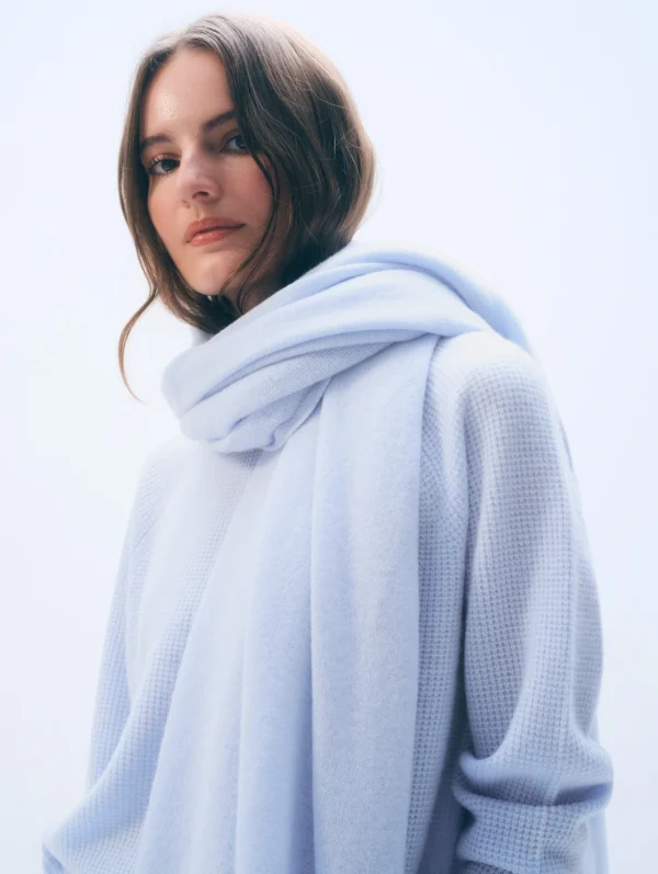 Cashmere Travel Wrap | Pale Mist - Image 2