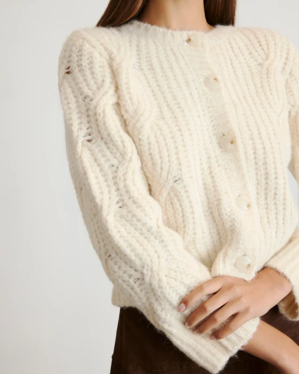 Hale Cardigan | Cream - Image 2