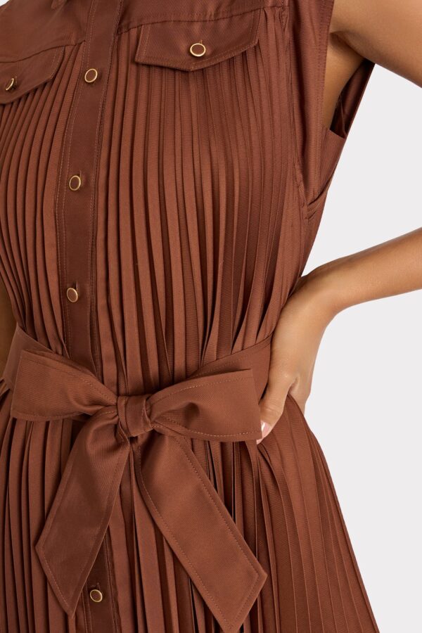 Johanna Pleated Midi Dress - Image 2