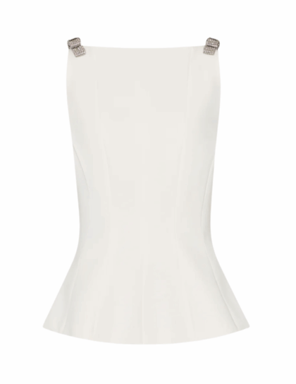 Ruby Cady Crystal Bow Top