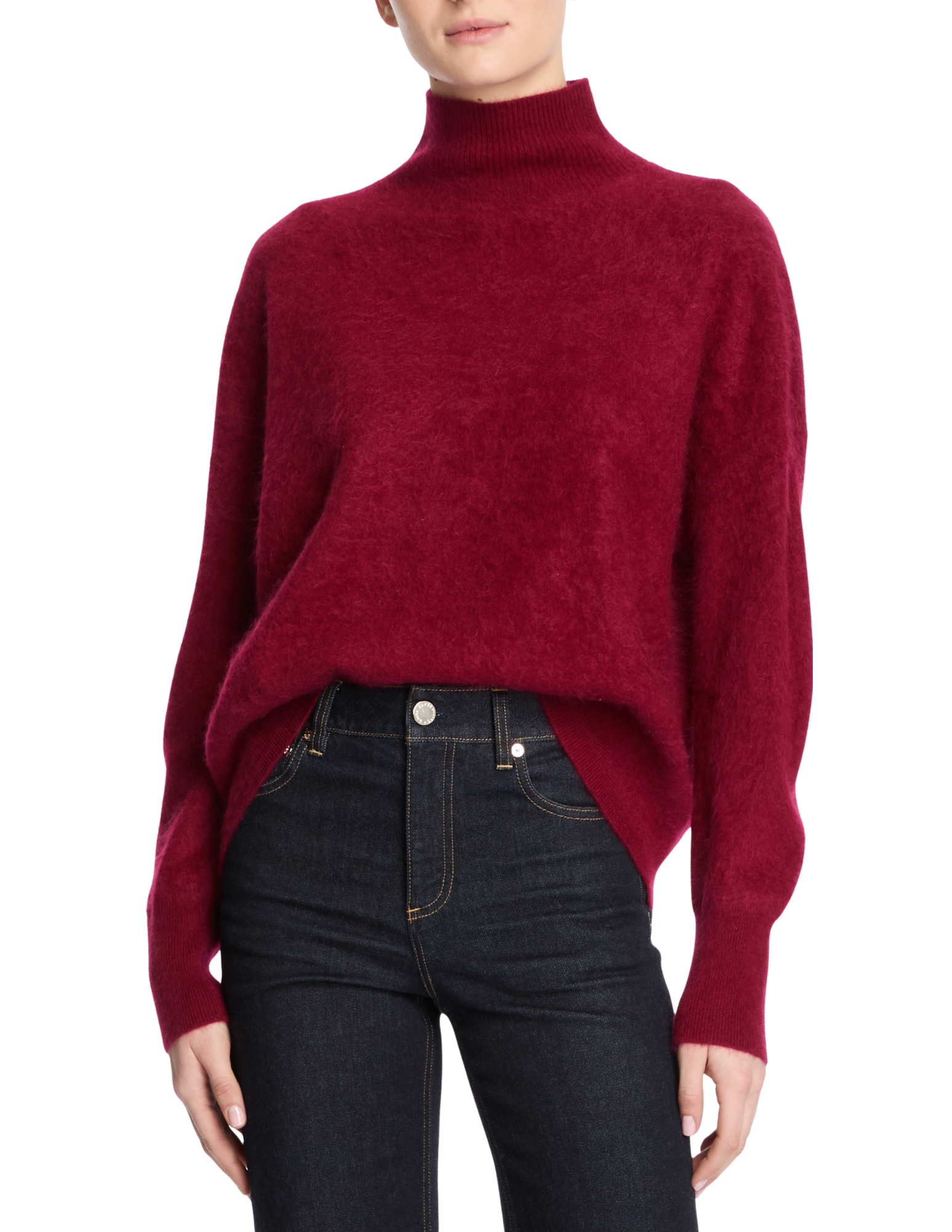 Barbra Turtleneck Pullover | Oxblood