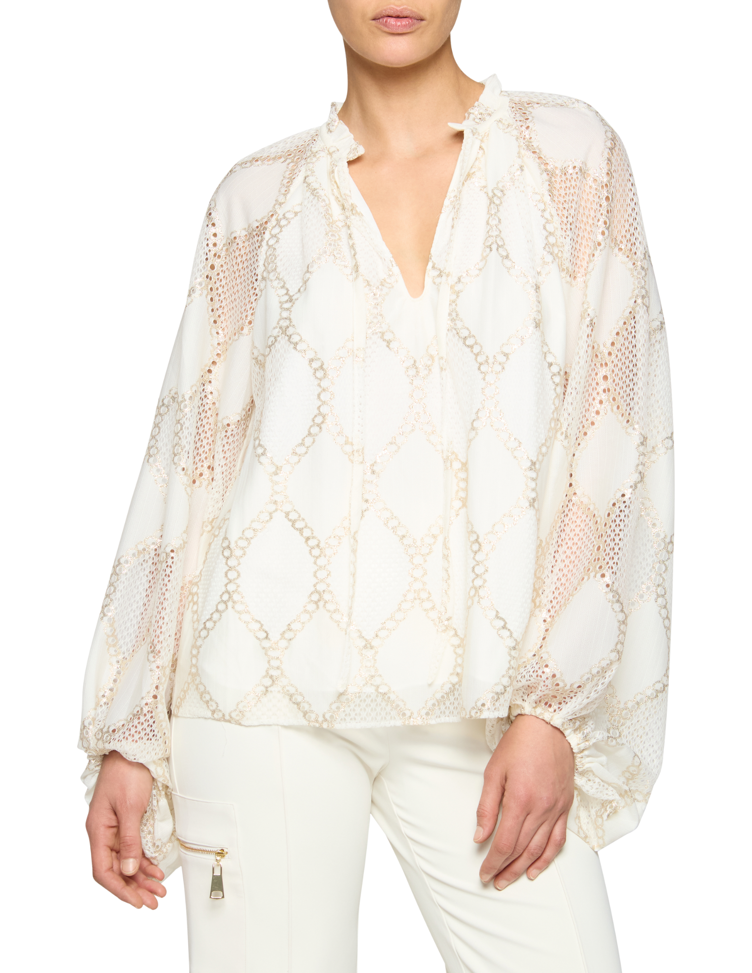 Ria Blouse | Winter White