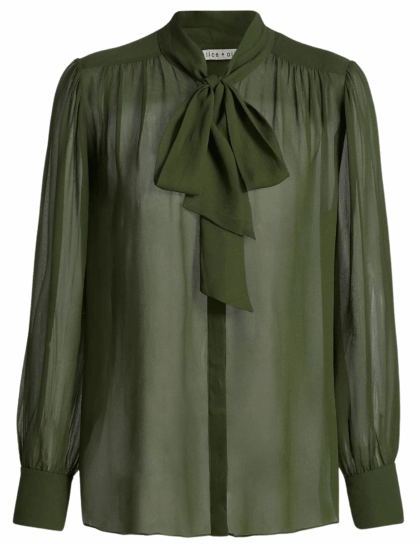 Thayer Blouse | Dark Olive