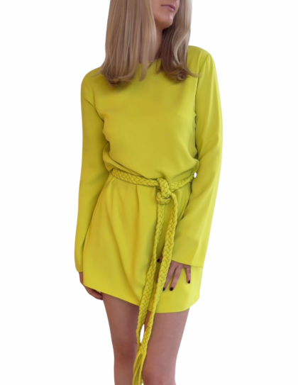 Angelie Dress | Chartreuse