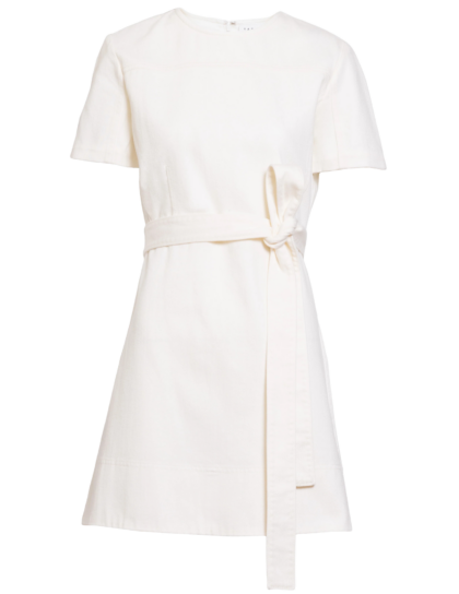 Ella Denim Dress | Chalk