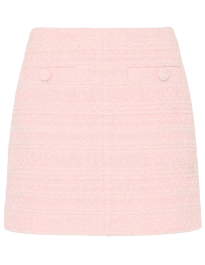 Briar Tweed Mini Skirt | Blush