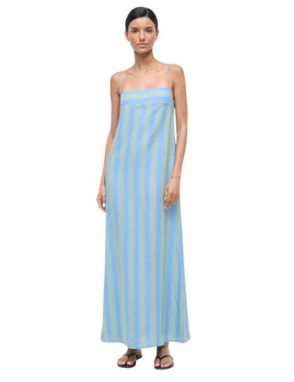 Laura Linen Dress | Seaport Stripe