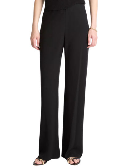 Colette Satin Pants | Black