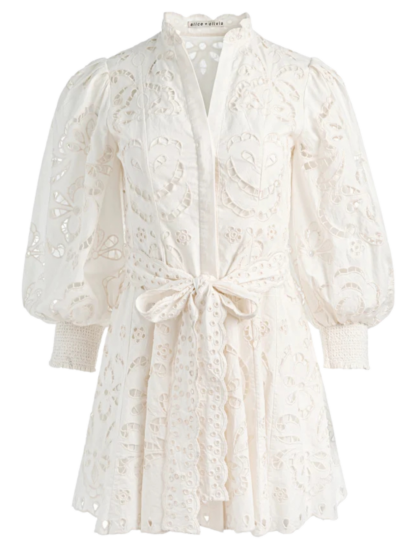 Lucy Mini Shirt Dress | Off White
