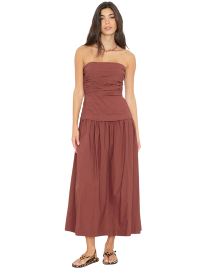 Ciara Dress | Adobe Brown