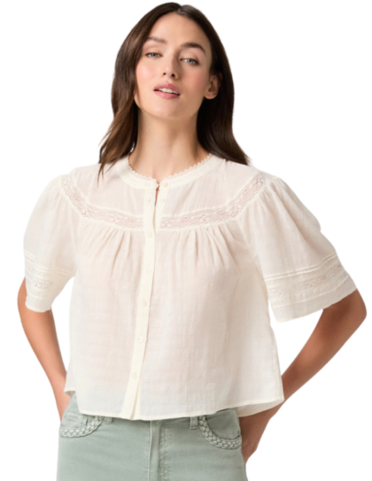 Pasadena Blouse | Ivory