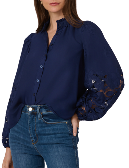 Ingrid Top | Navy