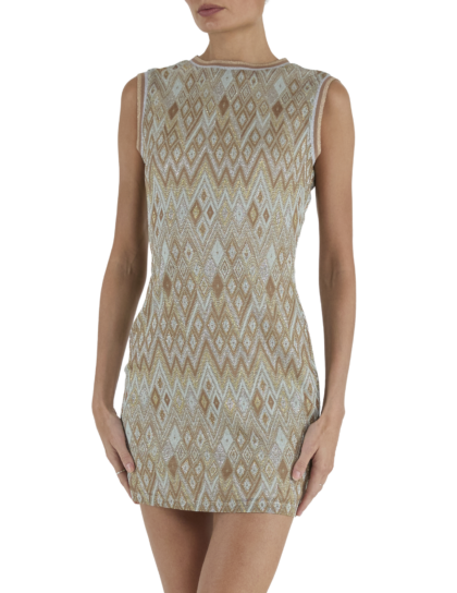 Nevaeh Dress | Gold Diamond